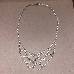 vintage rhinestone necklace